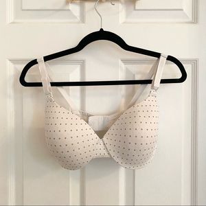$5 SALE Off white polka dot Warners bra